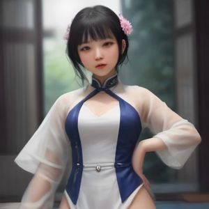 女性性健康咨询师身着白色工作服在诊室内微笑，气质专业亲和