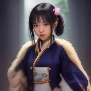 女性科普编辑坐在书桌前伏案写作，桌上摆放专业书籍与台灯